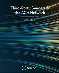 Thirdparty Senders  The ACH Network  4Th Edition Small